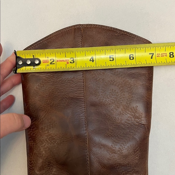 MATISSE BROWN LEATHER WESTERN EMBOSSED COWGIRL BOOTS SIZE 10 - Picture 15 of 16